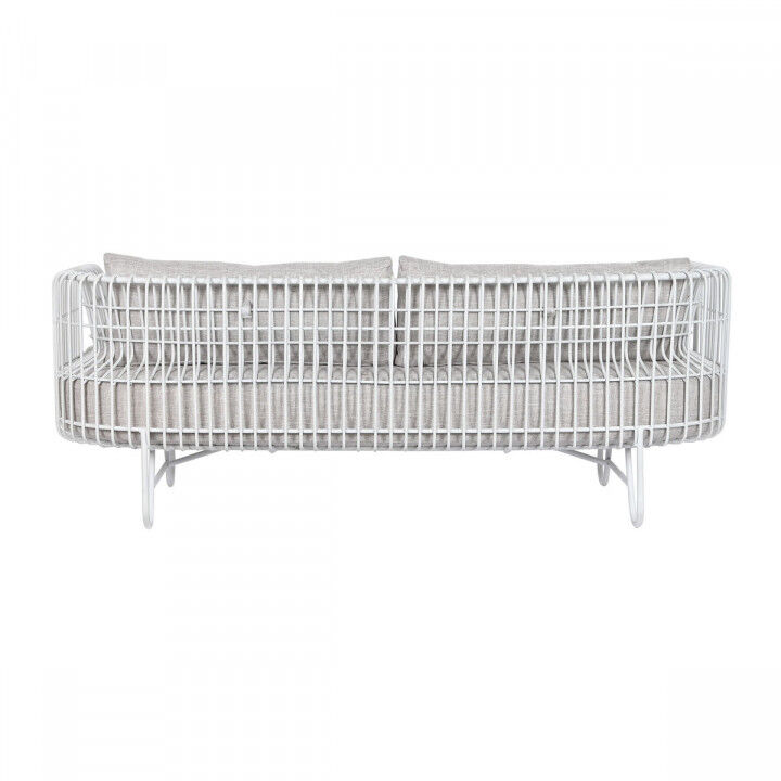 Sofa Home ESPRIT Wit Beige Metaal 180 x 66 x 66 cm