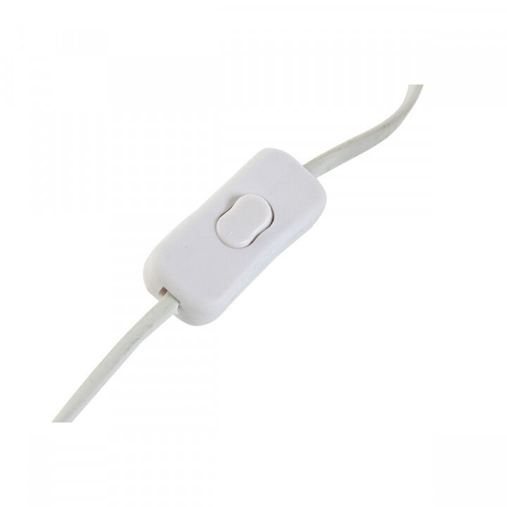 Lampada da tavolo Home ESPRIT Bianco Naturale Terracotta Metallo Bambù 50 W 220 V 22 x 22 x 33 cm (2 Unità)