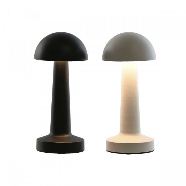 Lampada da tavolo Home ESPRIT Bianco Nero 9 x 9 x 22 cm (2 Unità)