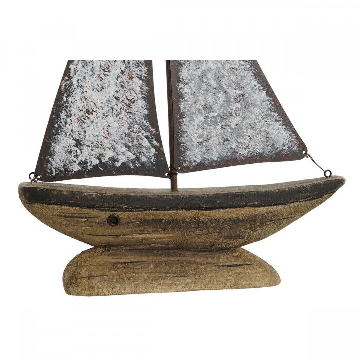 Decoratieve figuren Home ESPRIT Wit Natuurlijk Kaarsenmaker Verouderde afwerking 26 x 6 x 34 cm