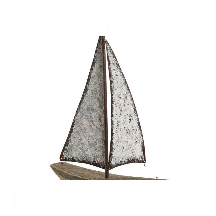 Decoratieve figuren Home ESPRIT Wit Natuurlijk Kaarsenmaker Verouderde afwerking 35,3 x 8 x 46,5 cm