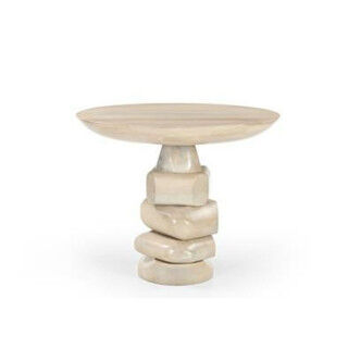 Eettafel Home ESPRIT Mangohout 100 x 100 x 76 cm 100 x 100 x 78 cm