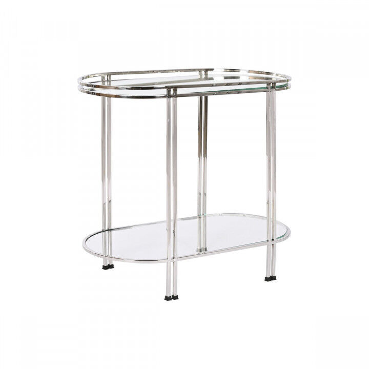 Tavolo aggiuntivo Home ESPRIT Argentato Acciaio Specchio 70 x 35 x 63 cm