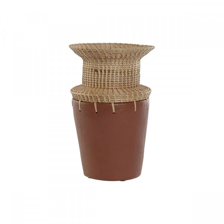 Jarrón Home ESPRIT Natural Terracota 22 x 22 x 35 cm