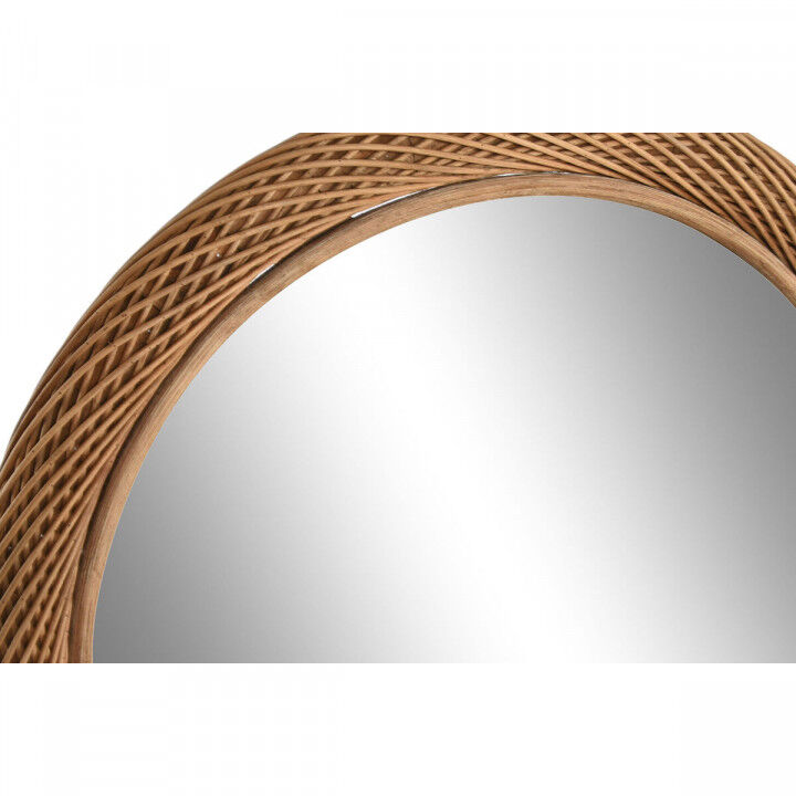 Wandspiegel Home ESPRIT Lichtbruin Natuurlijk Stads 72 x 7 x 72 cm