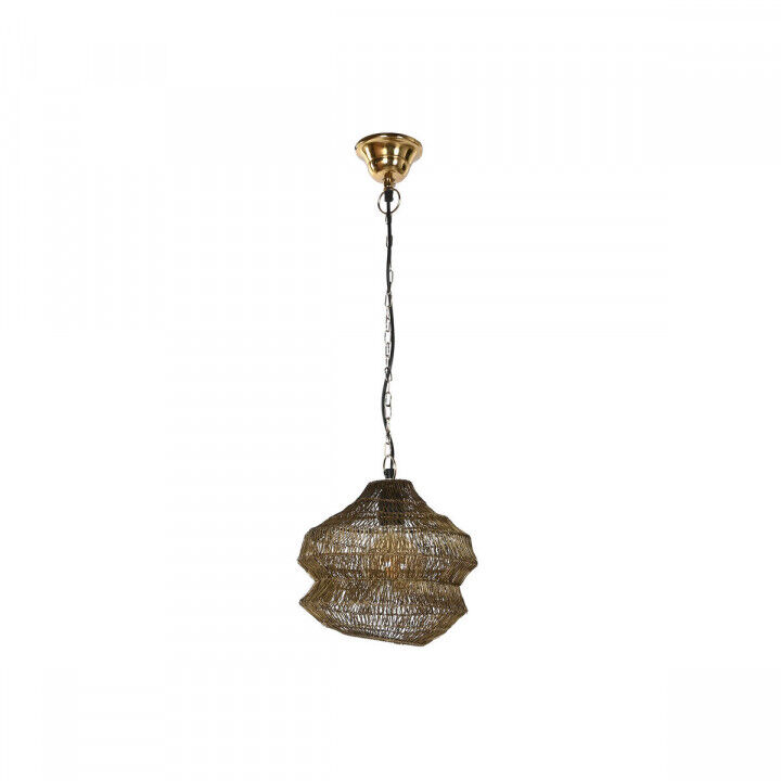 Plafondlamp Home ESPRIT Gouden Metaal Ijzer 50 W 26 x 26 x 24 cm