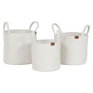Basket set Home ESPRIT Modern 30 x 30 x 28 cm