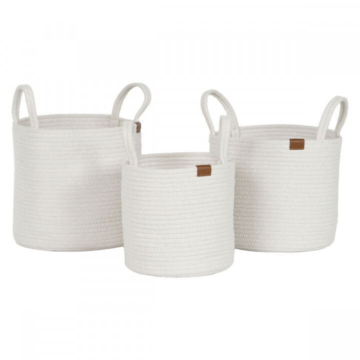 Juego de Cestas Home ESPRIT Moderno 30 x 30 x 28 cm