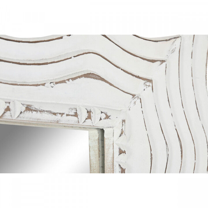 Espejo de pared Home ESPRIT Blanco Decapé Scandi 89 x 2,5 x 178 cm