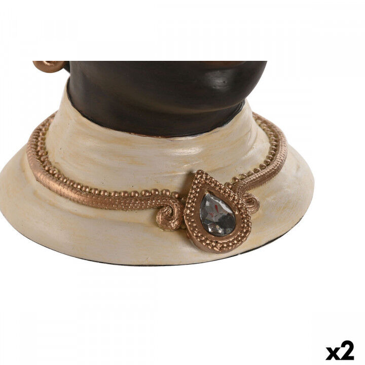 Tischlampe Home ESPRIT Bunt Harz 26 x 26 x 43 cm (2 Stück)