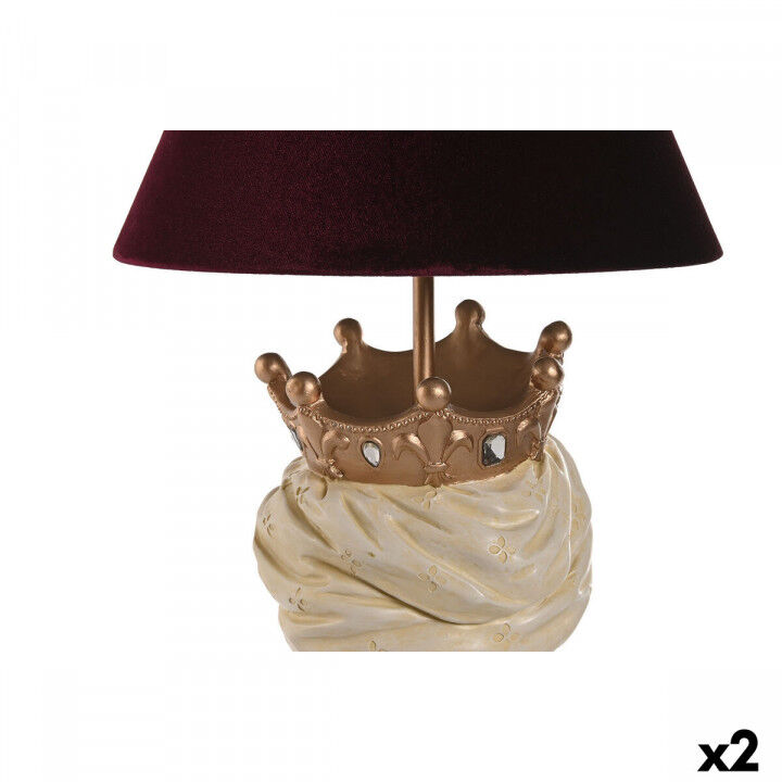 Lampada da tavolo Home ESPRIT Multicolore Resina 26 x 26 x 43 cm (2 Unità)