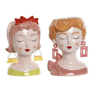 Grondlegger Home ESPRIT Multicolour Dolomite chica 16 x 14 x 26 cm (2 Stuks)