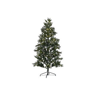 Albero di Natale Home ESPRIT Verde Metallo Polietilene Nevoso 120 x 120 x 180 cm