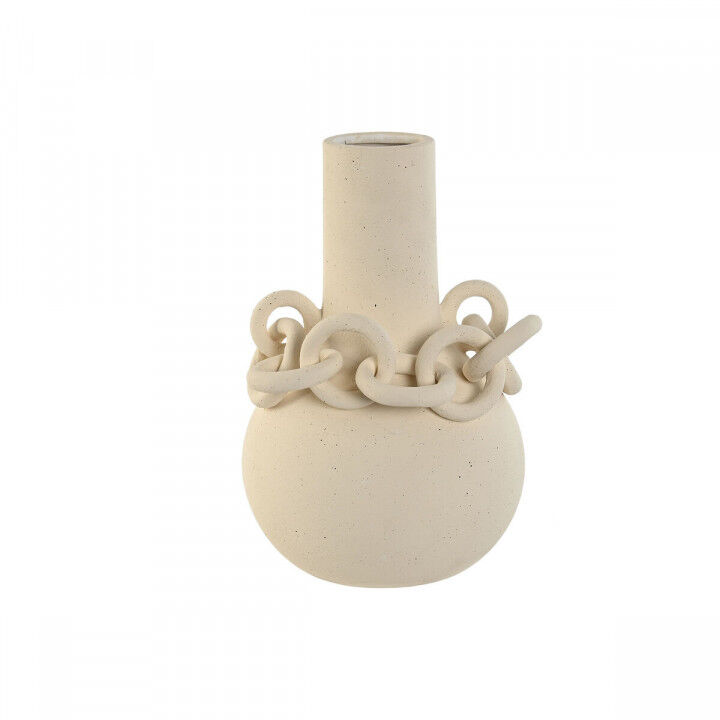 Vaso Home ESPRIT Bianco Ceramica Gres Moderno 22 x 20 x 30 cm