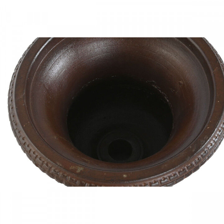 Jarrón Home ESPRIT Marrón Hierro 41 x 41 x 36 cm