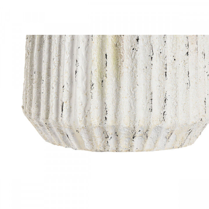 Vaso Home ESPRIT Bianco Magnesio 28 x 28 x 53 cm