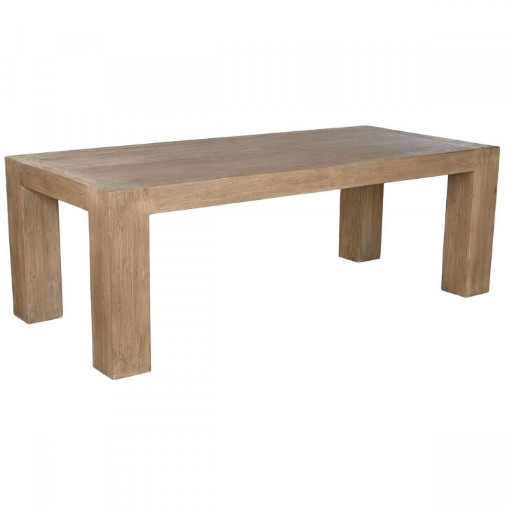 Tavolo da Pranzo Home ESPRIT Naturale Legno di olmo 220 x 100 x 76 cm
