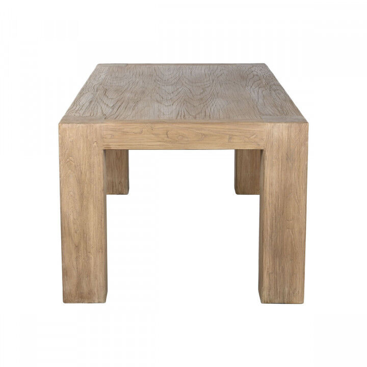 Mesa de Comedor Home ESPRIT Natural Madera de olmo 220 x 100 x 76 cm