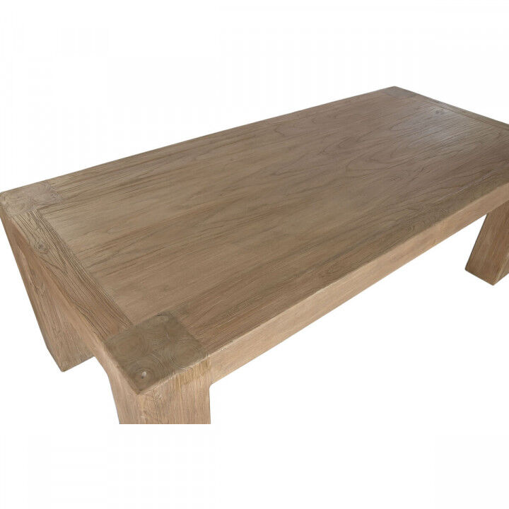 Tavolo da Pranzo Home ESPRIT Naturale Legno di olmo 220 x 100 x 76 cm