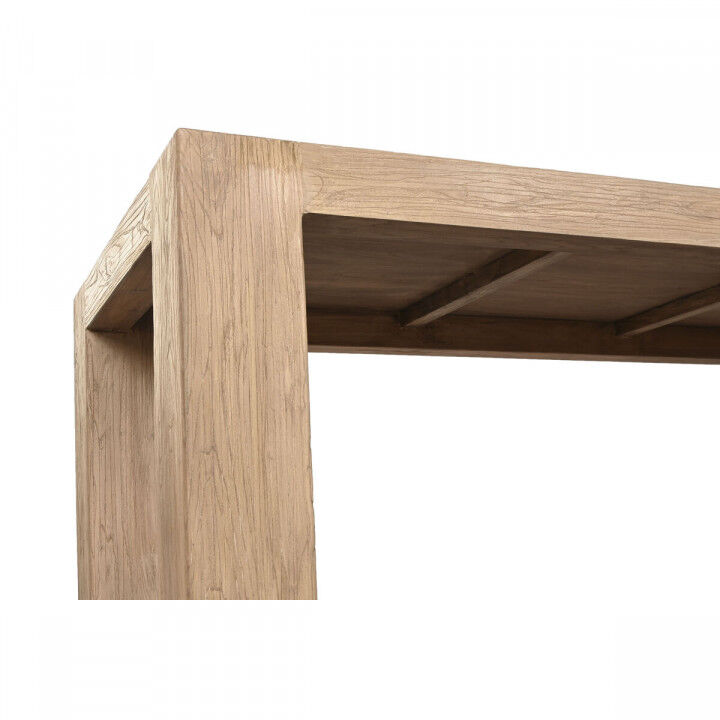 Dining Table Home ESPRIT Natural Elm wood 220 x 100 x 76 cm