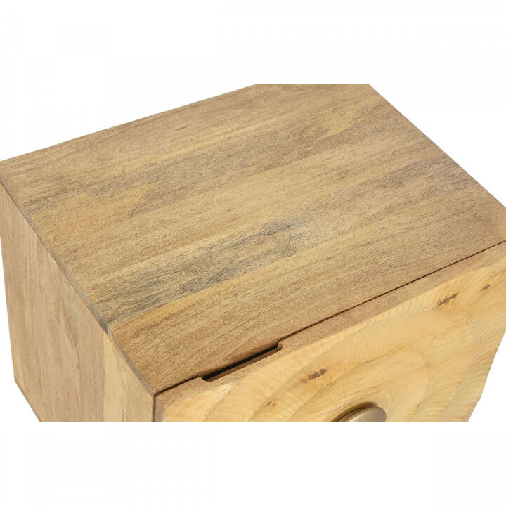 Nachtkastje Home ESPRIT Gouden Natuurlijk 50 x 40 x 50 cm