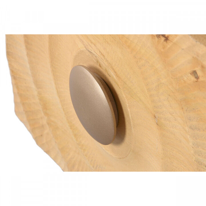 Comodino Home ESPRIT Dorato Naturale 50 x 40 x 50 cm