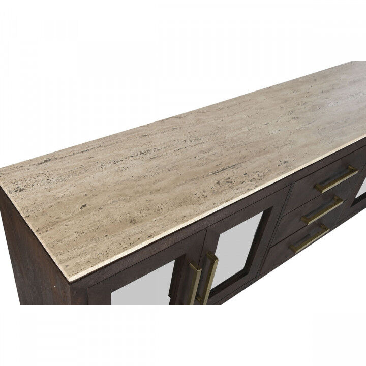 Buffet Home ESPRIT Marbre Bois de manguier 200 x 40 x 70 cm