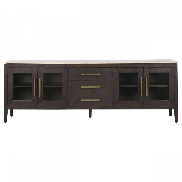 Dressoir Home ESPRIT Marmer Mangohout 200 x 40 x 70 cm