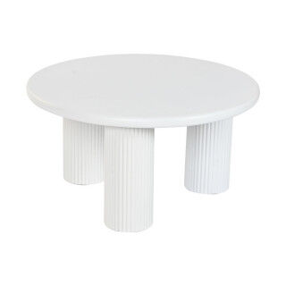 Beistelltisch Home ESPRIT Weiß 75 x 75 x 40 cm