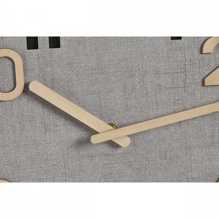 Wanduhr Home ESPRIT Grau natürlich Holz MDF 30 x 5 x 30 cm (2 Stück)