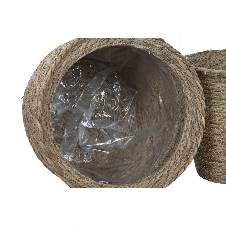 Vaso Home ESPRIT Marrone Fibra Città 70 x 70 x 58 cm (7 Unità)