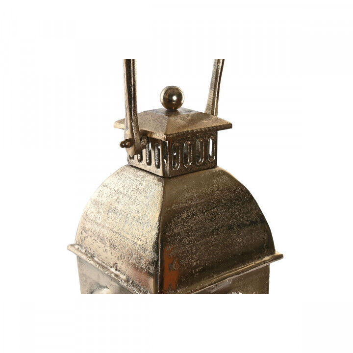 Lanterna Home ESPRIT Dorato Alluminio Cristallo Vintage 17 x 17 x 78 cm