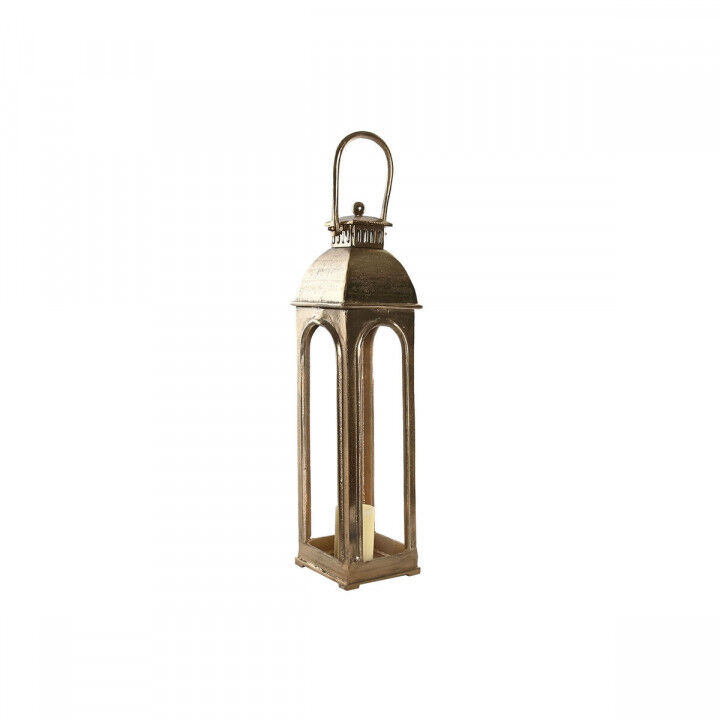 Lantern Home ESPRIT Golden Aluminium Crystal Vintage 17 x 17 x 78 cm