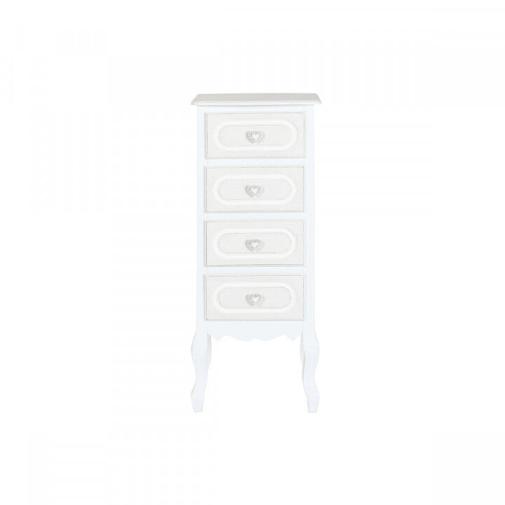 Cassettiera Home ESPRIT Bianco Romantico 40 x 36 x 100 cm