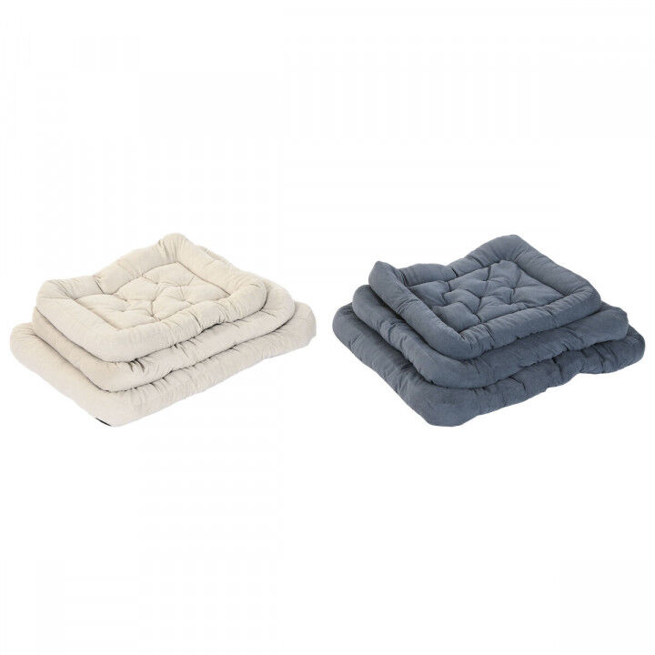Pet bed Home ESPRIT Beige Grey Cream Dark grey 72 X 60 X 9 CM 2 Units