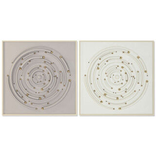 Canvas Home ESPRIT polystyrene Canvas 100 x 3,5 x 100 cm