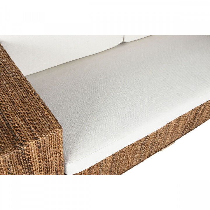 Divano da Giardino Home ESPRIT Bianco Naturale 192 x 92 x 65 cm