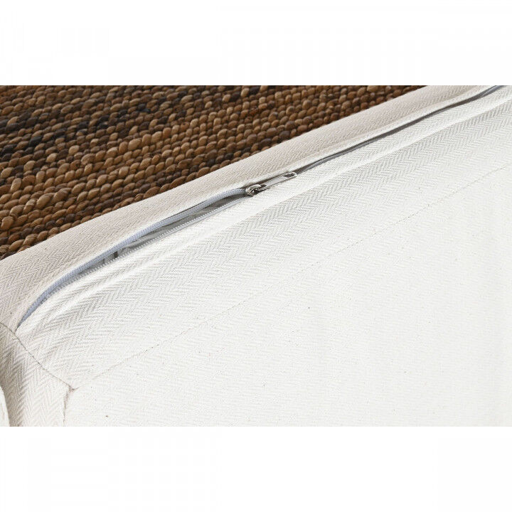 Garden sofa Home ESPRIT White Natural 192 x 92 x 65 cm