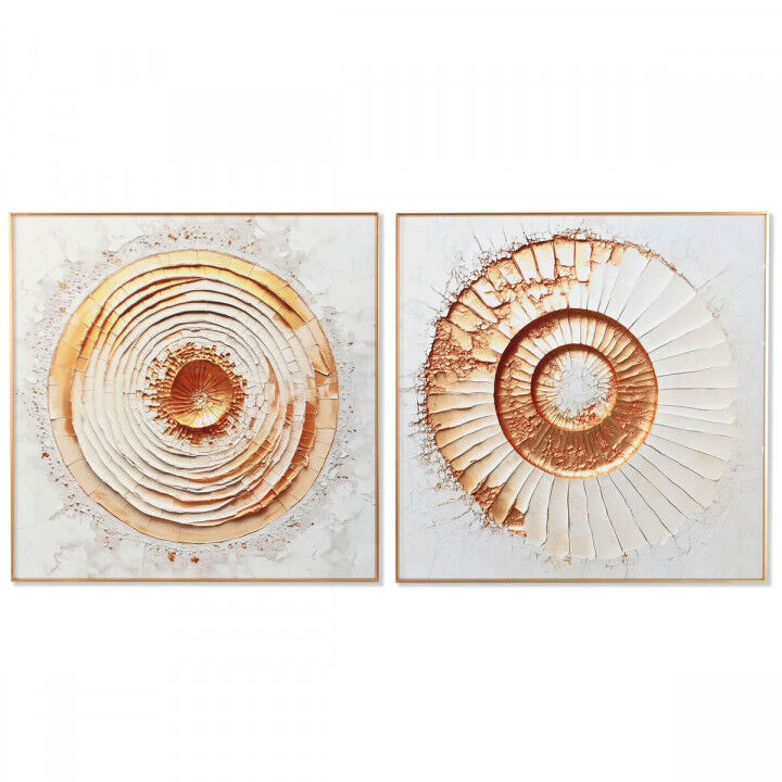 Bild Home ESPRIT Aluminium Holz MDF 80 x 3,5 x 80 cm