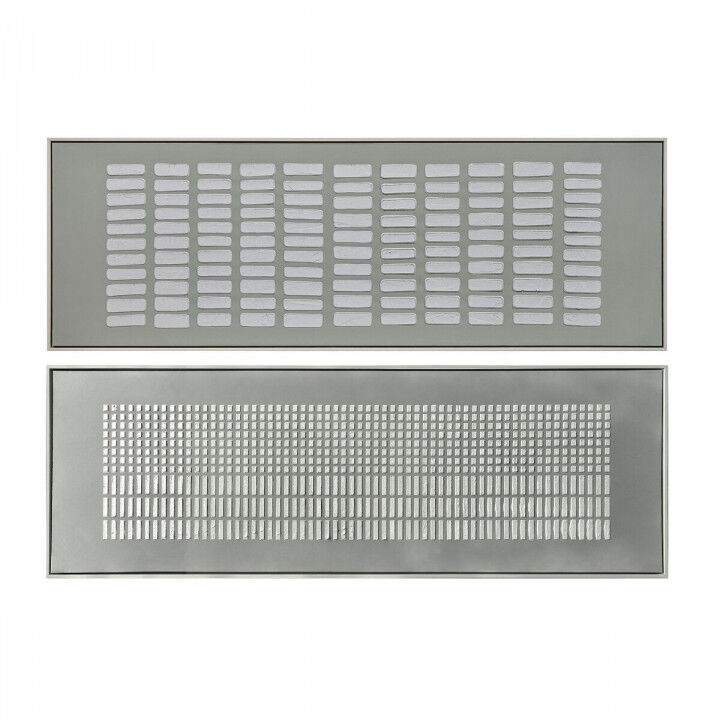 Lienzo Home ESPRIT Blanco Verde Moderno Urbano 183 X 4 X 63 CM (2 Unidades)