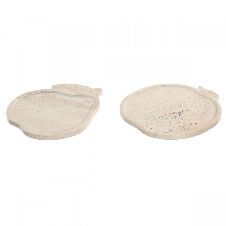 Deko-Figur Home ESPRIT Beige Skandinavisch 30 X 27 X 1,8 CM (2 Stück)