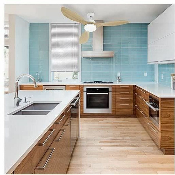 Ventilateur de Plafond avec Lumière FARELEK Ø 137 cm 100 W Blanc