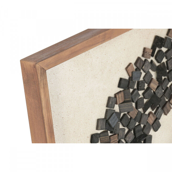 Quadro Home ESPRIT Pino Legno Riciclato 82,5 X 4 X 82,5 CM