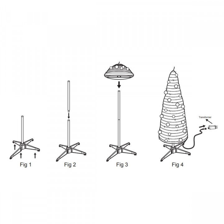 Árbol de Navidad Home ESPRIT Rojo Verde PVC