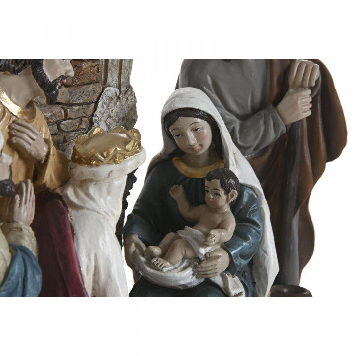 Christmas nativity set Home ESPRIT Multicolour Resin 20,5 x 8,5 x 20,5 cm