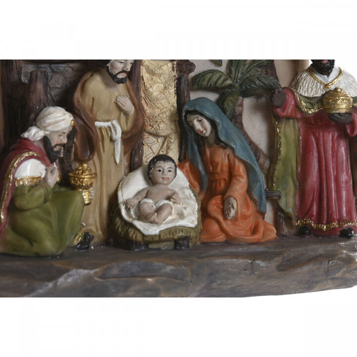 Presepe di Natale Home ESPRIT Multicolore Resina 21 X 8 X 12,5 CM