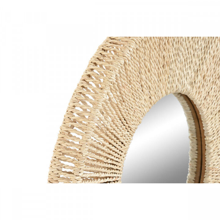 Wall mirror Home ESPRIT Natural Cottage 73 x 7 x 73 cm