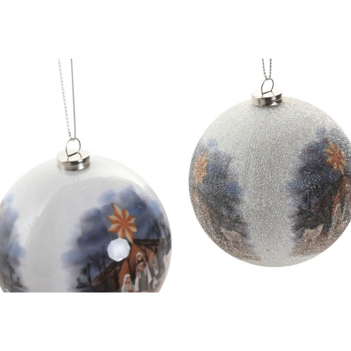 Kerstballen Home ESPRIT Multicolour PVC (14 Onderdelen)