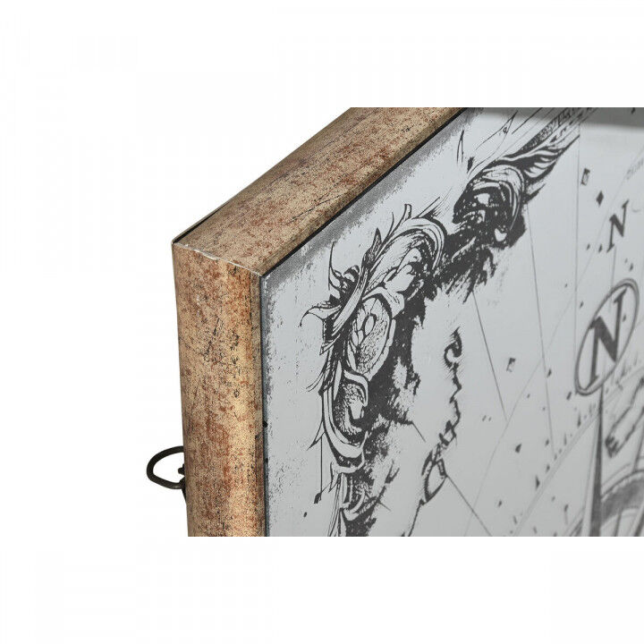 Miroir mural Home ESPRIT Noir Doré Vintage 60 x 4 x 90 cm