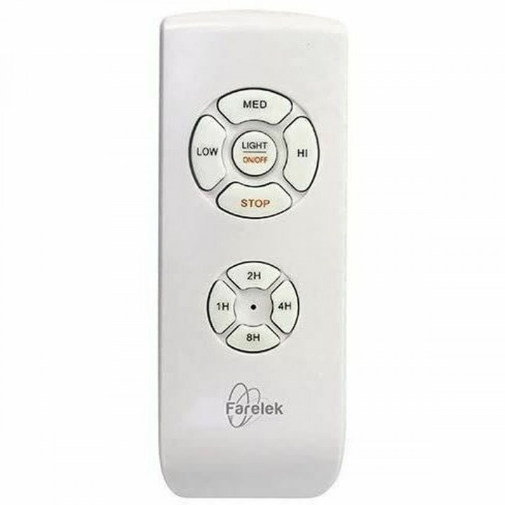 Ventilador de Techo con Luz FARELEK Ø 137 cm 100 W Blanco